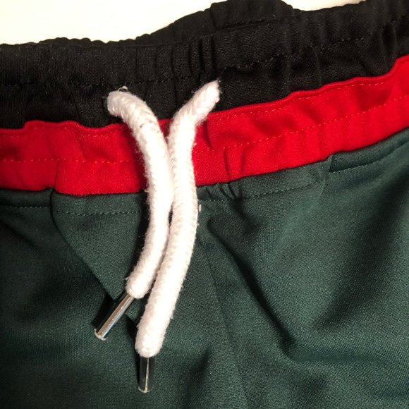Boys M 10-12 Southpole Green Red and Black Track Pants - Picture 7 of 10